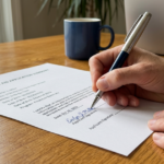 récapitulatif de votre candidature signé