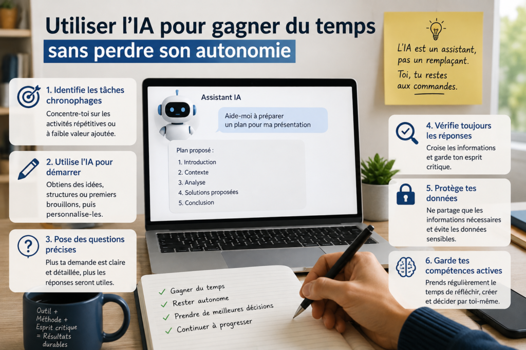 utiliser l’intelligence artificielle pour gagner du temps